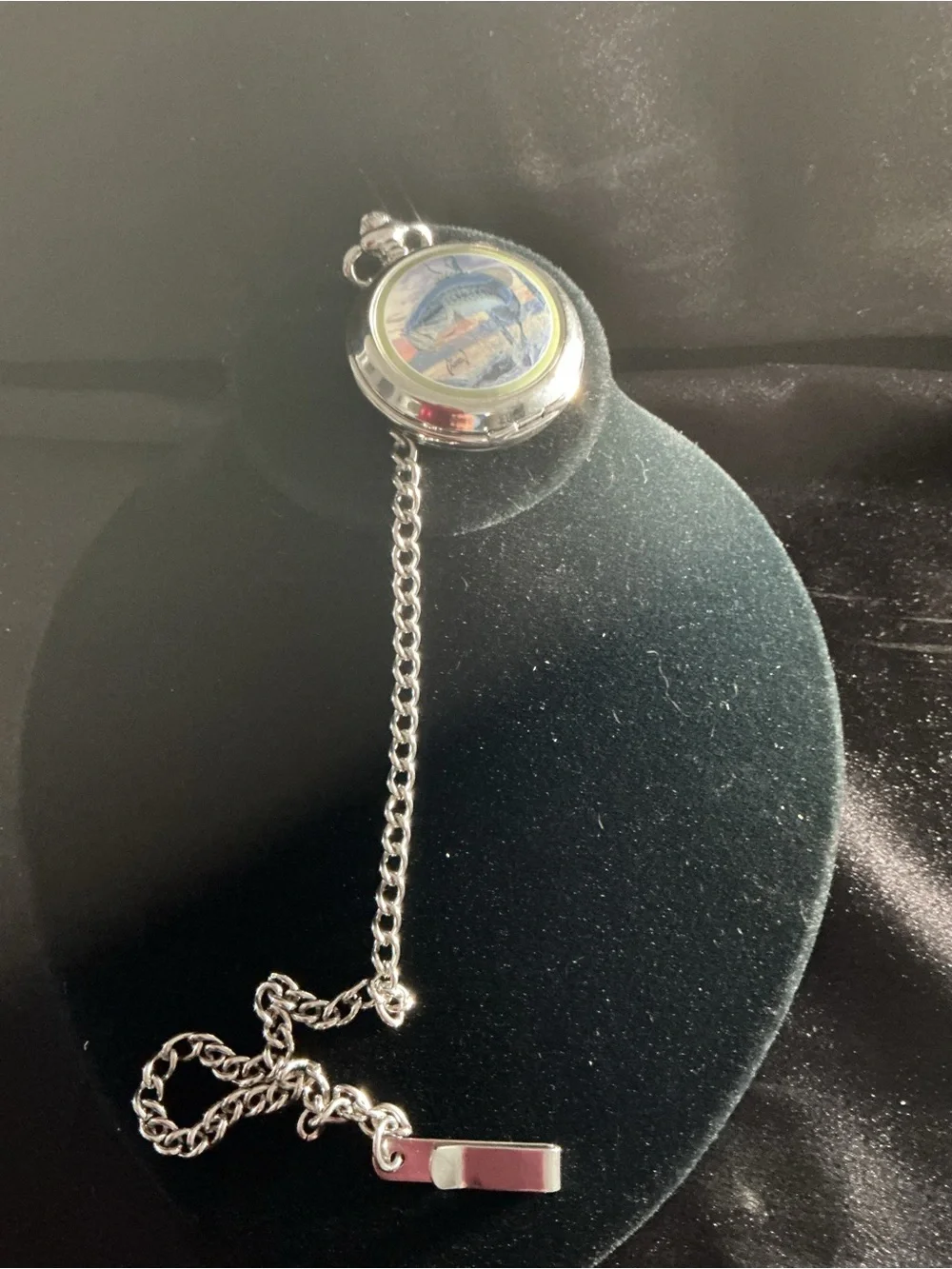 Vintage Avon Majestic Waters Pocket Watch